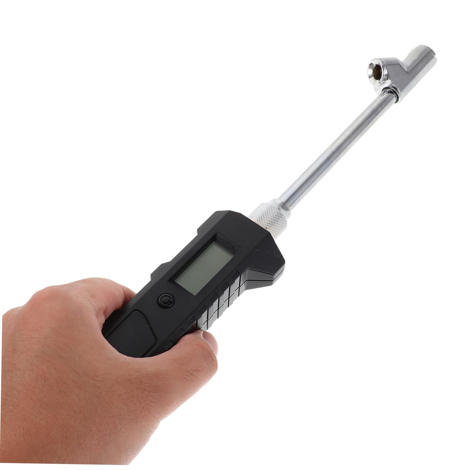 Gatuida Manomètre Numérique Double Tête avec Rétroéclairage LCD pour Camion Voiture Moto et Vélo Affichage Précis et Portable pour Contrôle de Pression des Pneus