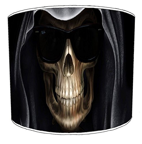 Gothic Skull Lampshade for A Ceiling Light in 3 Sizes - Free Personalisation