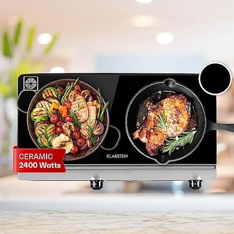 Klarstein 2400W Electric Ceramic Hob Cover