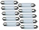 2800 Kelvin Race Sport TES1430 Bombilla Plafonier Halógena de 24V T11X41 Especial para Camión, Juego de 10