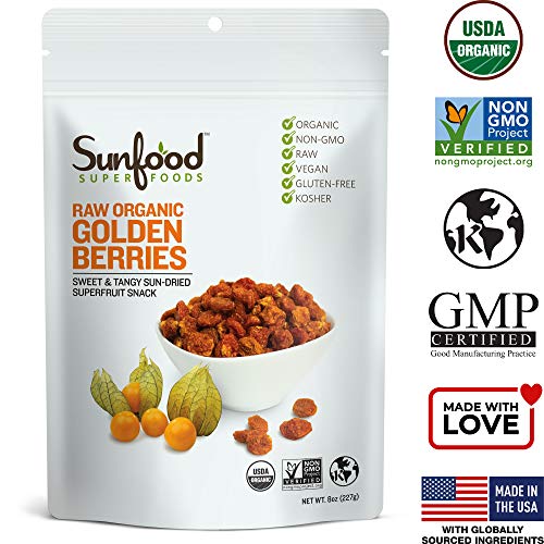 Sunfood Golden Berries, Organic 8 Oz #TOP2