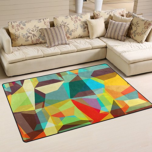 JSTEL ingbags Super Suave Moderno geométrico Fondo Zona Rugs Sala de 