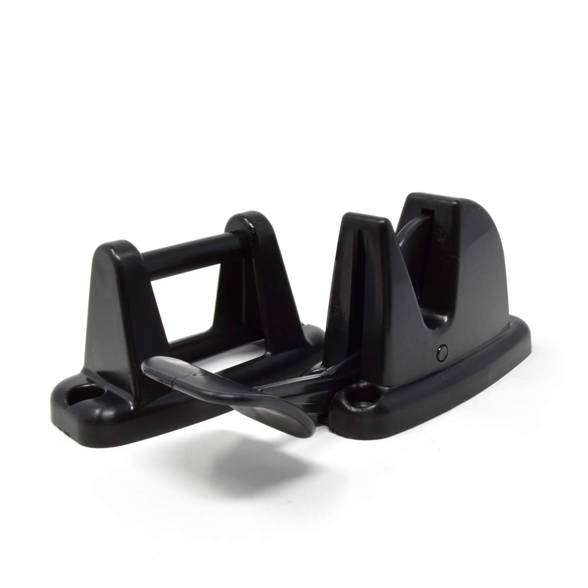 Mystatic GRAPHITE DOOR CLIP FOR STATIC CARAVAN CATCH RETAINER HOLDER DOOR LEVER TOURING BOAT