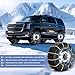 AutoFixing Snow Chains - Tire chains for cars, trucks, and SUVs, with quick 1-minute installation. Titanium-enhanced high-carbon manganese steel for outstanding wear resistance.Set of 2(HLN160)