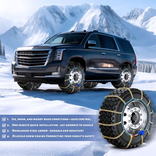 Diluculo Titanium-Enhanced Snow Chains