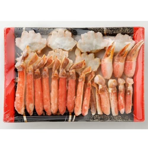 海鵬フーズ 北見市加工 生冷本ズワイガニセット 1kg 昆布入り