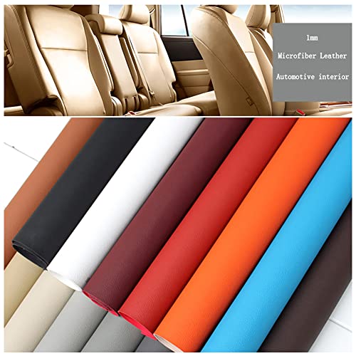 Tecido de couro sintético granulado impermeável couro sintético vinil couro estofado material textur