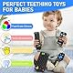 VoMii Beißringe Spielzeug für Baby 3 6 12 18 Monate, 100% Silikon Baby Fernbedienung & Tastatur Zahnungshilfe für 3 6 9 Monate Kleinkind Jungen Mädchen, Badespielzeug, Beißspielzeug, BPA-frei