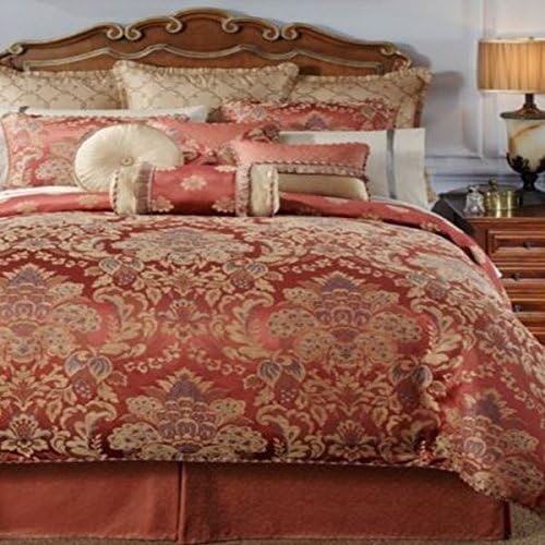 Waterford Linens Hamilton King Comforter Cinnabar Home
