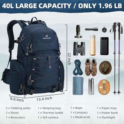Maelstrom 40L Waterproof Hiking Backpack