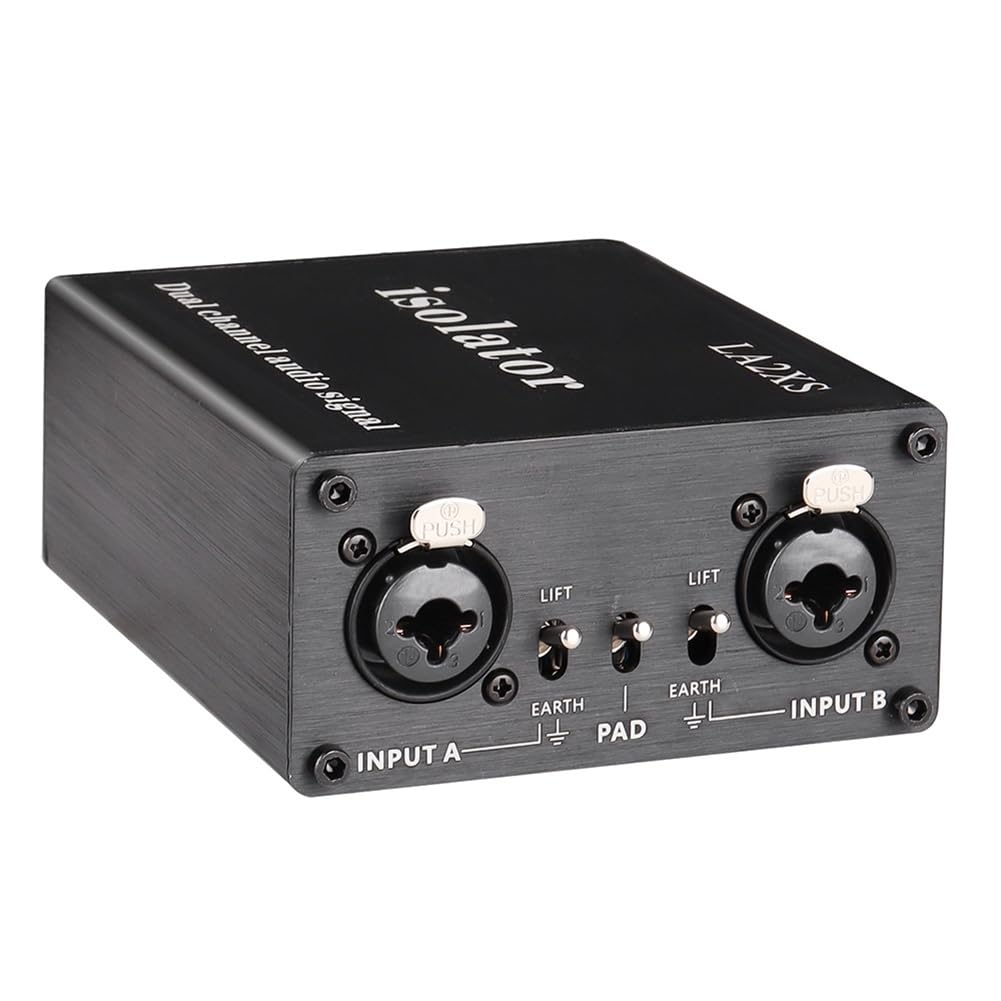1 PCS LA2XS Isolatore Audio Filtro di Riduzione del Rumore Elimina Il Rumore Corrente 6.5 Isolatori Audio del Mixer XLR, 500394563