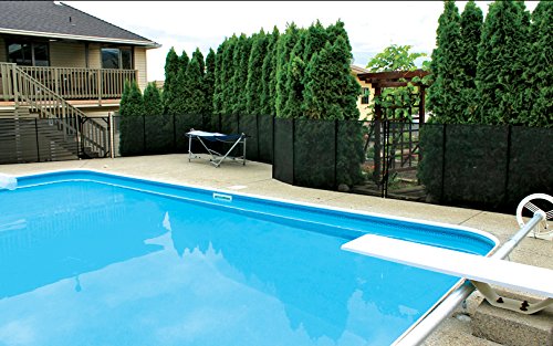 Waterwarden Pool Fence 4’ X 12’, Removable Child Safety Pool Fencing, Easy Diy Installation With Hardware Included, 4 Foot Inground Pool Mesh Fence To Protect Kids And Dogs #TOP3