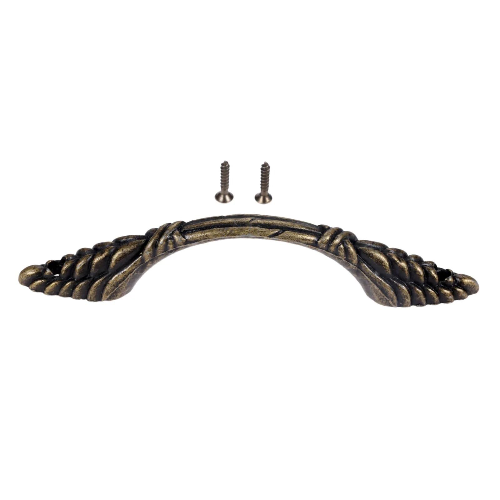 Tirador de bronce vintage floral: dale un toque retro y elegante a tu cocina o mueble de baño