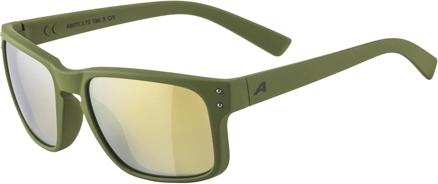 alpina A 107 P Mirrored and Shatterproof Sunglasses with 100% UV Protection for Adults