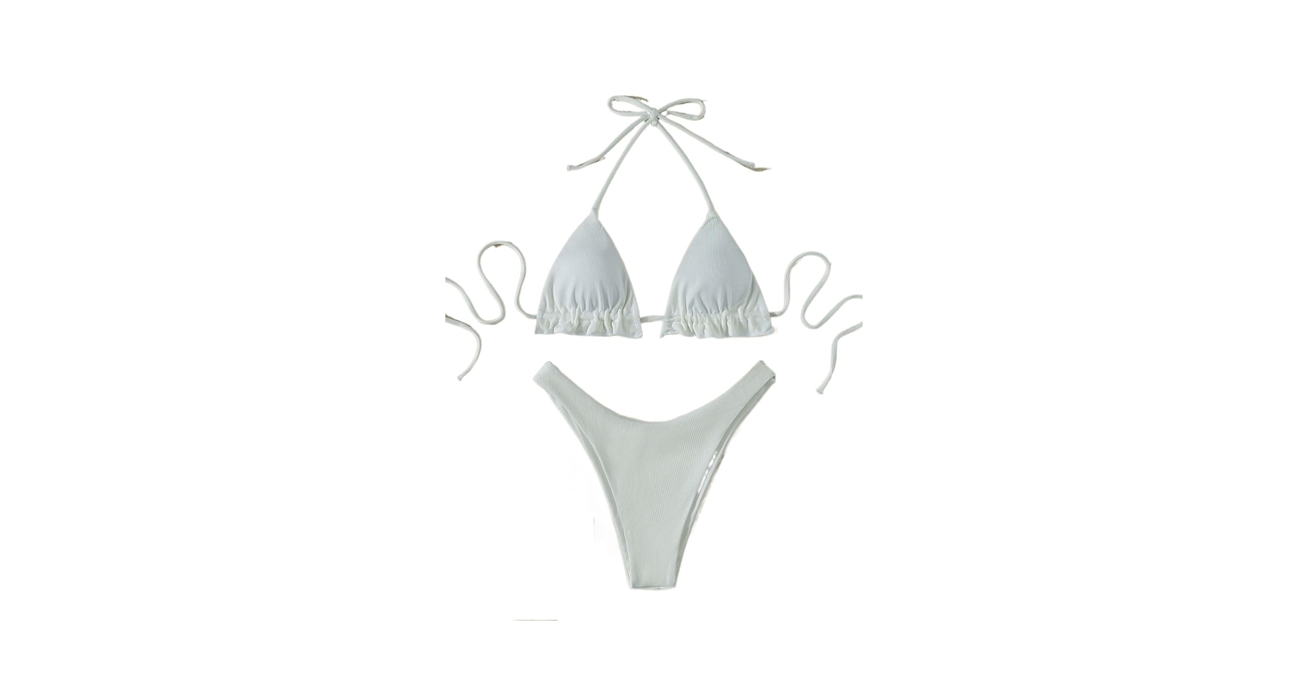 【新品タグ付き】2Way Cut-Out Ribbed Swimwear 2Way Cut-Out Ribbed Swimwear