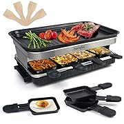 Raclette Грил за 6 8 10 души с 8 тигана за...