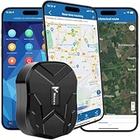 Winnes 4G Mini GPS Tracker 1500 MAh - Car GPS/AGPS/LBS Real Time Tracking Anti-Loss Magnet With Free App For Child, Suitcase, Bike, Car