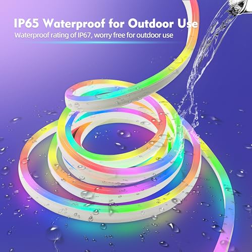 Luces de cuerda LED flexibles 16.4 pies a prueba de agua miniatura 2