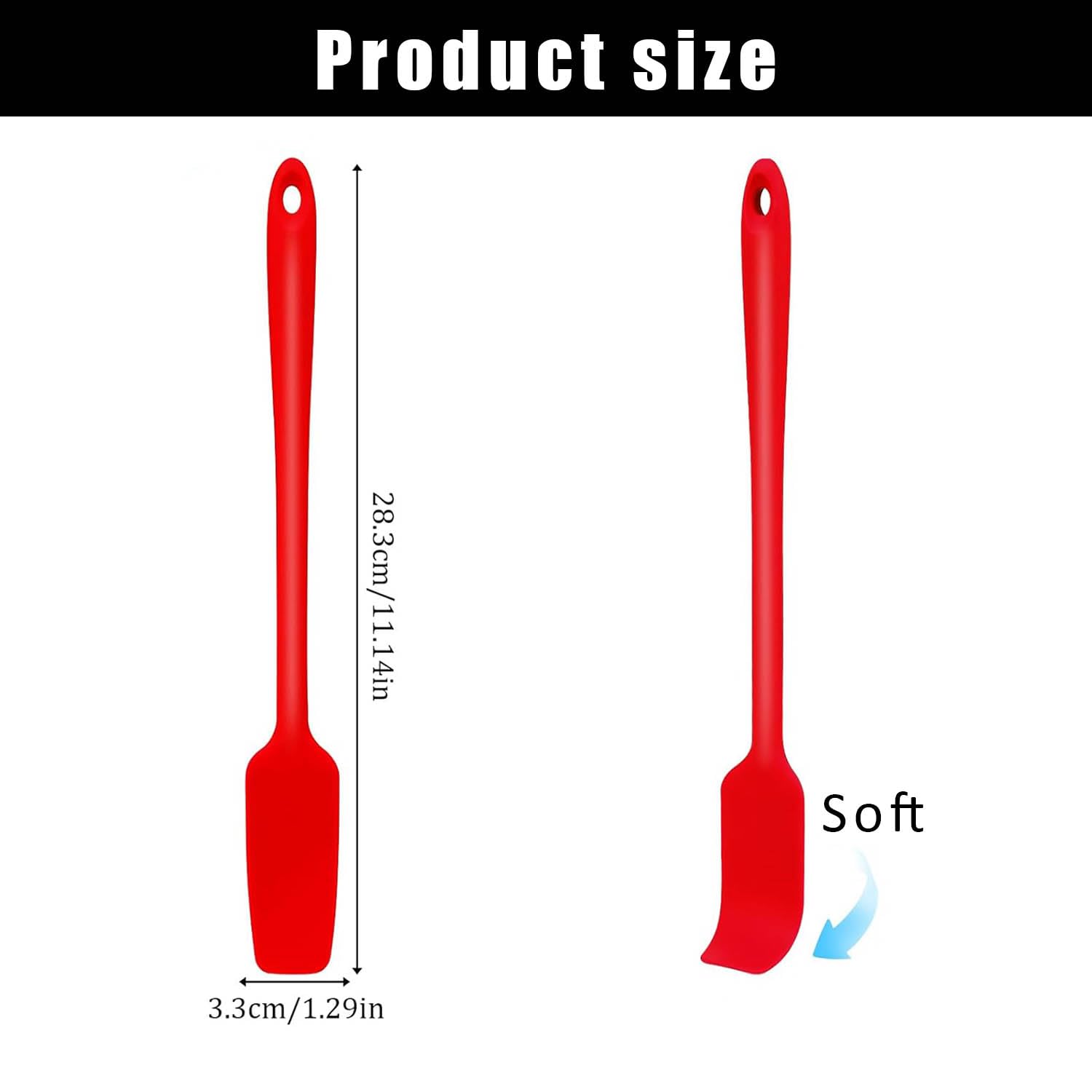 Spatola da Vaso in Silicone Con Manico Lungo Raschietto