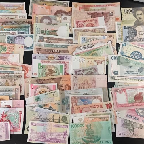 Billets du monde collection de cent coupures authentiques sans doublon - 2