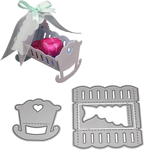 Miniatura 7 de Delantal de bebé, marco de corte de metal, delantal de estrella y luna, falda para colgar troquelados, troqueles de corte DIY Scrapbooking Artist