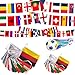 2Pack Olympia Flagge Deko 2024 16m,48pcs Europäischen Ländern Olympische Flagge, Flaggen Der Welt, Em Fußball Wimpel Wimpelkette Für Bar Party Dekorationen, 14 * 21cm+20 * 28cm Kerzenleuchter,deko günstig Kaufen-2Pack Olympia Flagge Deko 2024 16m,48pcs Europäischen Ländern Olympische Flagge, Flaggen Der Welt, Em Fußball Wimpel Wimpelkette Für Bar Party Dekorationen, 14 * 21cm+20 * 28cm