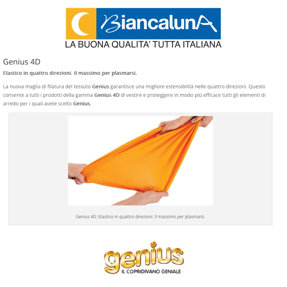 BIANCALUNA - Copripolotrona Elastico Genius Tinta Unita Anti Macchia - 1 Posto da 75 a 120 cm Made in Italy - Bordeaux