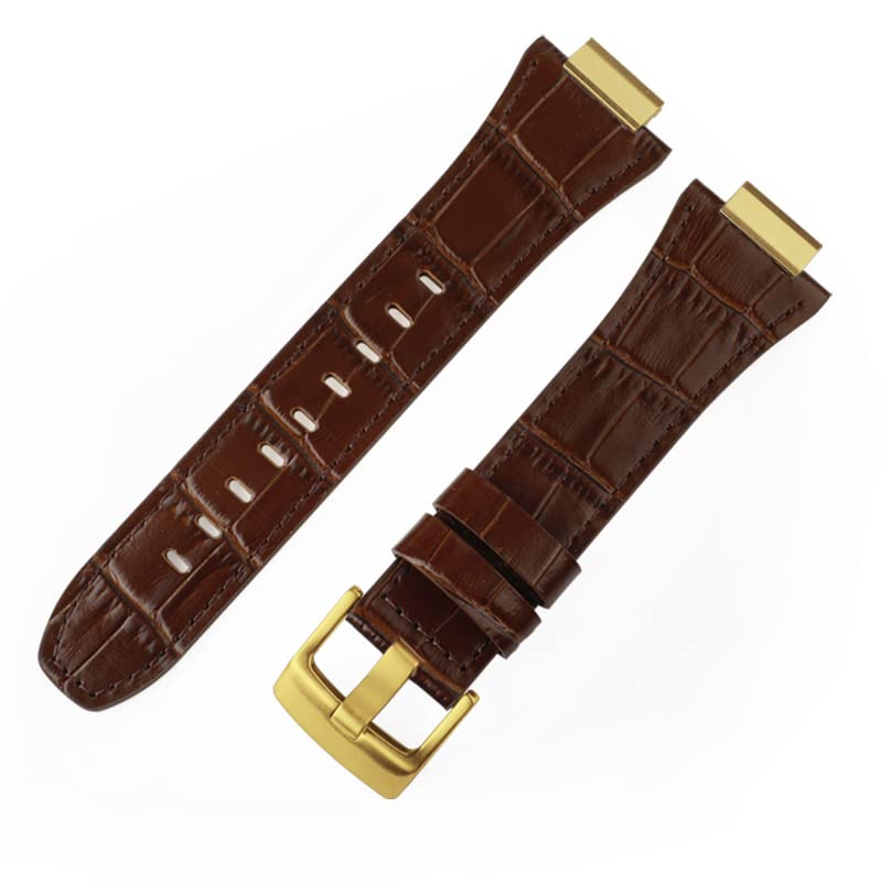 Boîtier en métal pour Apple Watch protégeant l'iWatch 7 6 SE avec bracelet cuir confortable