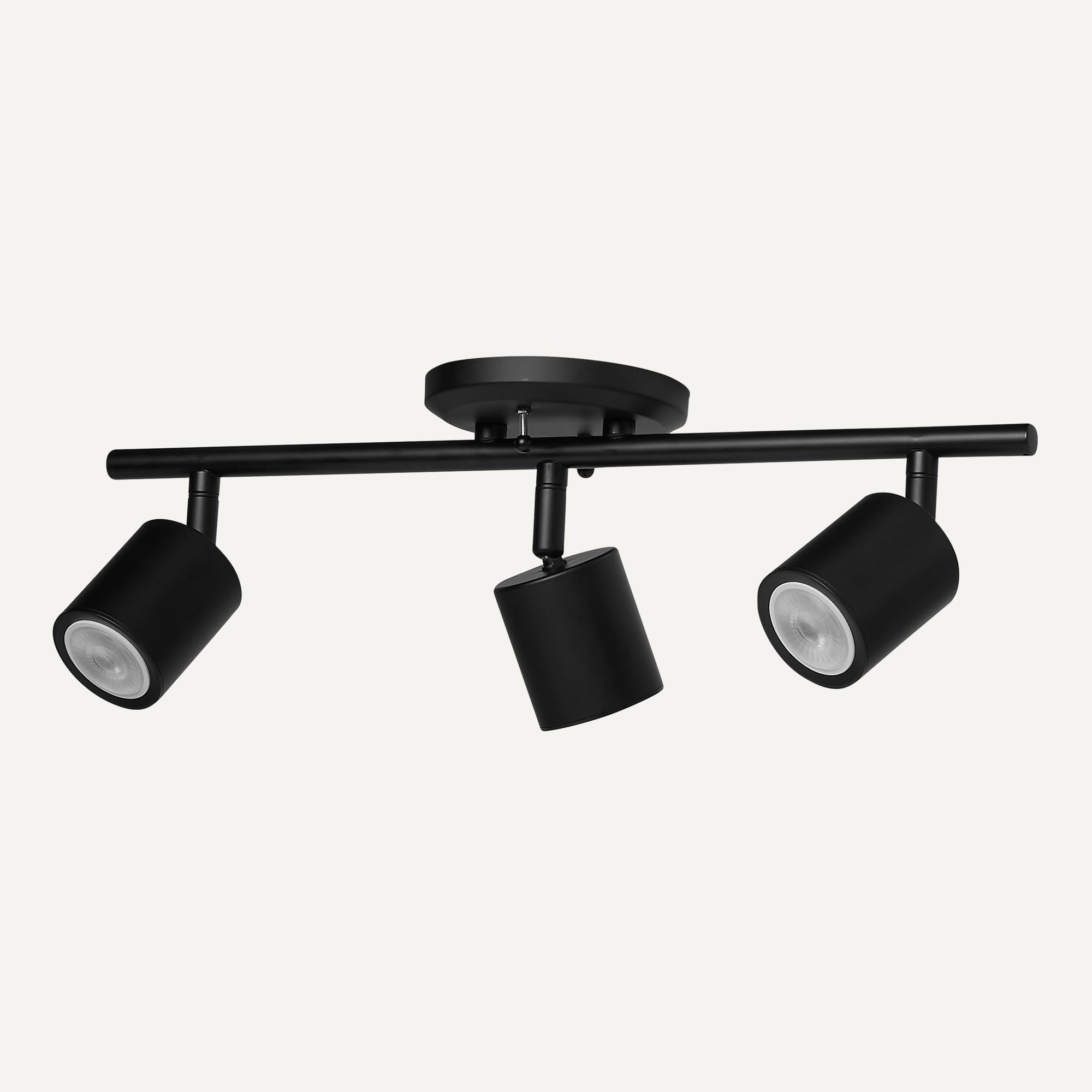 Amazon Basics 3-Light Track Lighting Kits, 50.8 x 12.7 x 17.8 cm, 1 Pack, Black - 4
