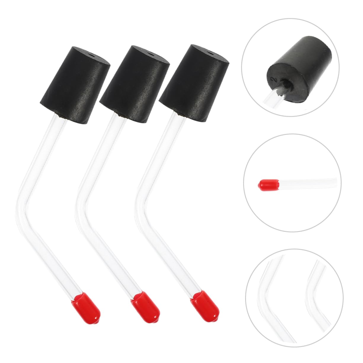 HEMOTON 4 Ensembles Mangeoire pour Colibris en Buvant Tube De Mini Mangeoire À Colibris Tubes d'alimentation pour s À Main pour s Plastique 3 Pièces * 4