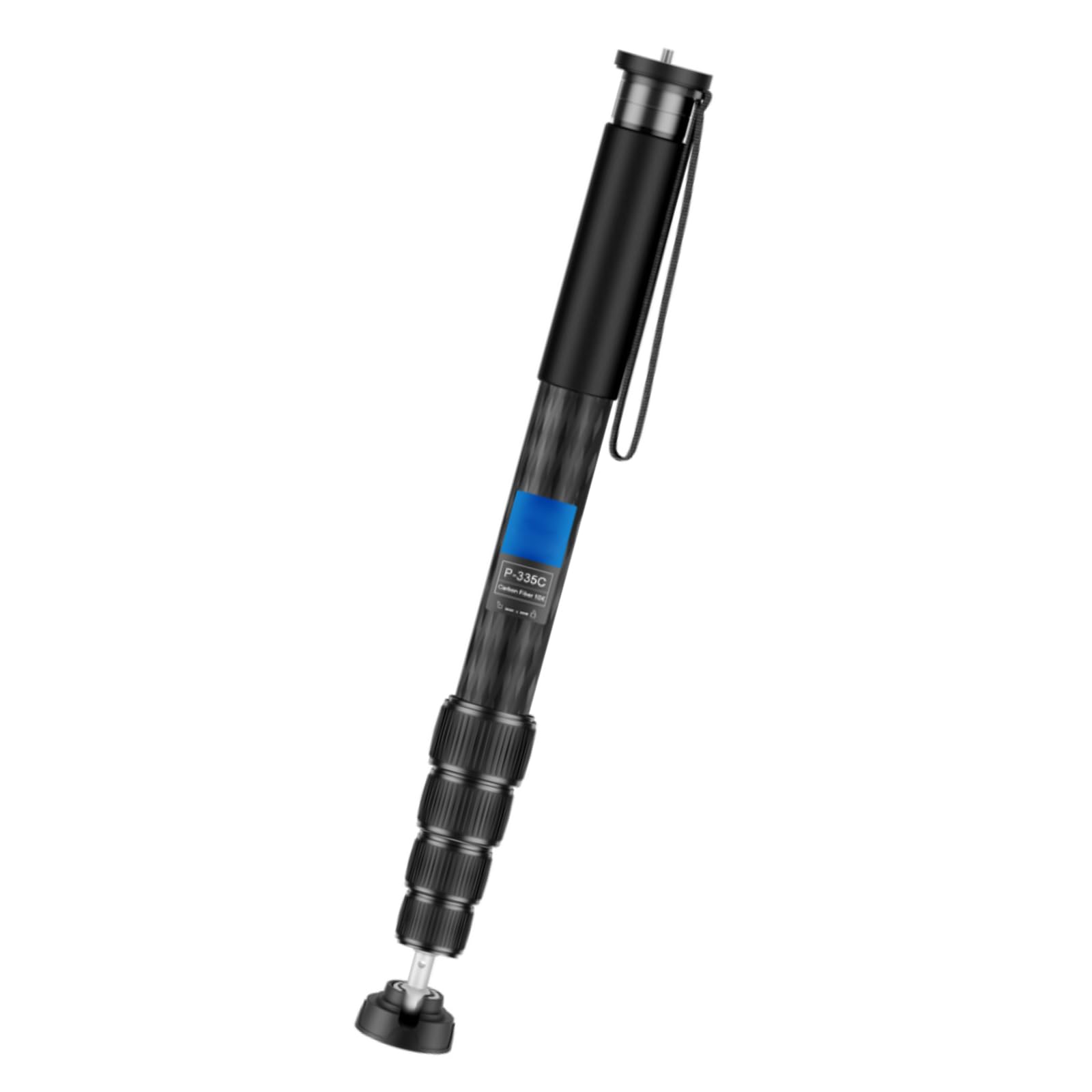 Base de trípodes monopié de carbono de 65 pulgadas para cámara DSLR tornillo de 1/4 3/8 y patas abatibles, accesorio de fotografía