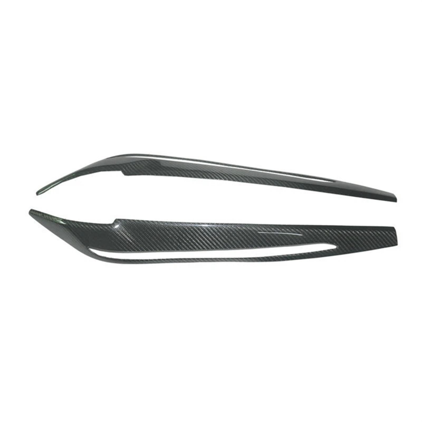 1 para reflektorów samochodowych, osłona brwi, prawdziwe włókno