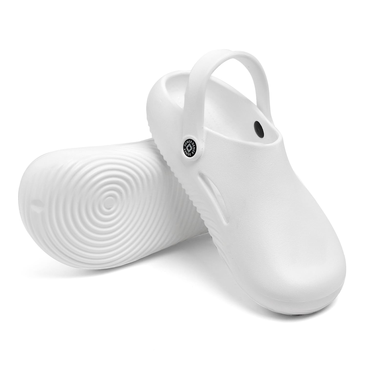 Clogs Sandal with Back Strap, Lightweight Slip-On Footwear for Men and Women White-picture-15