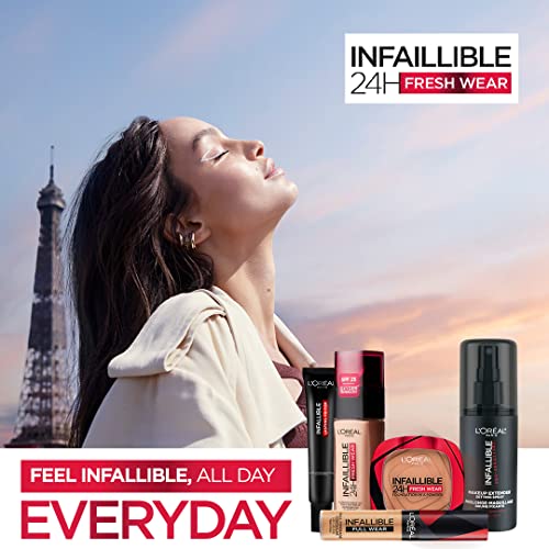 L'Oreal Paris Infallible 24H Fresh Wear Foundation in a Powder, 20 Ivory, 9g - Image 7