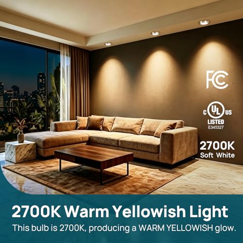 Image of Linkind 12-Pack BR30 LED Flood Light Bulbs Indoor, 10W=65W 850 Lumens 2700K | Dimmable LED Recessed Bulbs, E26 2700K Soft White, UL FCC Certified, Recessed Can Light Bulb for Bedroom Bathroom