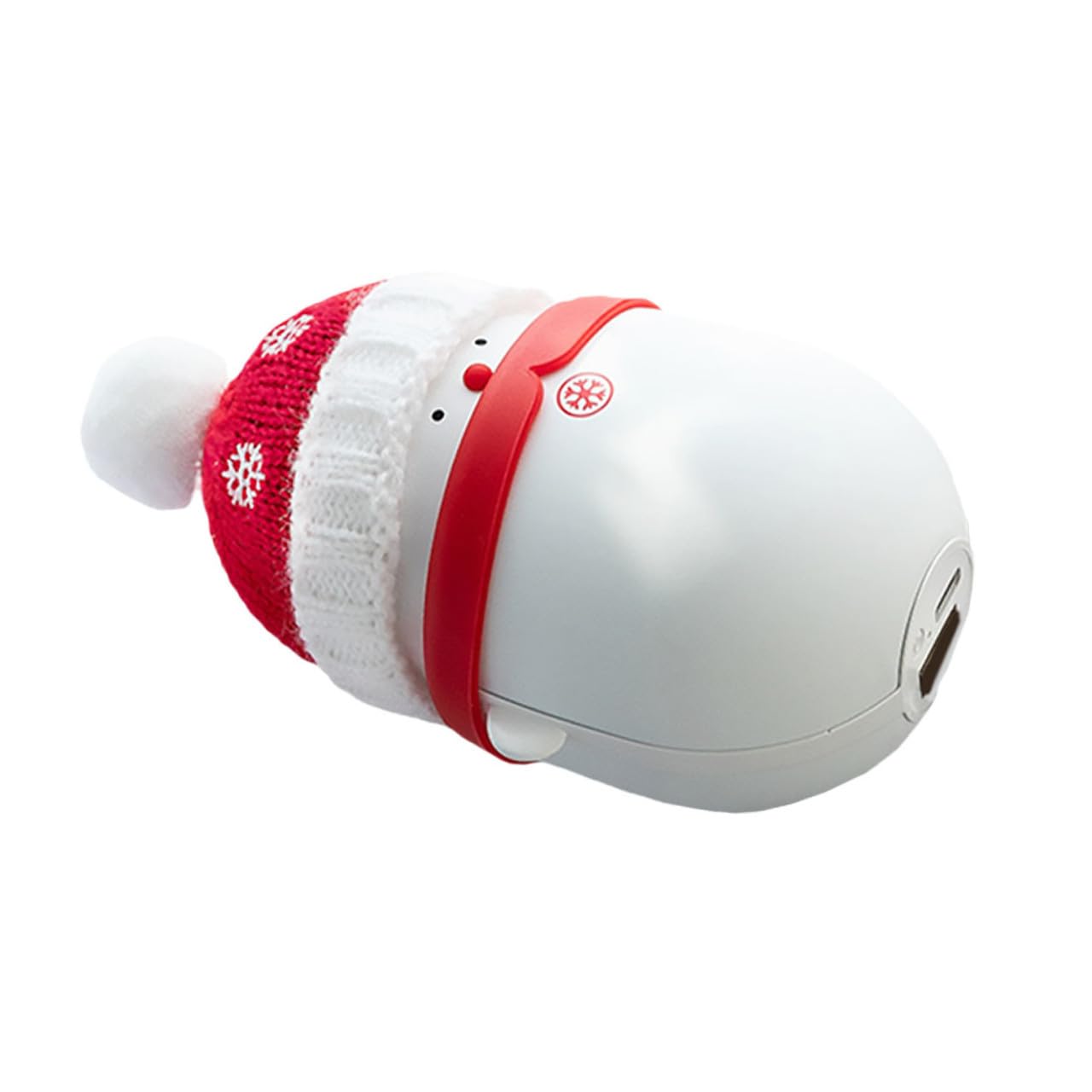 BESPORTBLE 1pezzi Scaldamani Elettrico USB Forma di Pupazzo di Neve Power Bank USB Ricaricabile Scaldamani Portatile Multifunzione per Uso Durevole e Calore