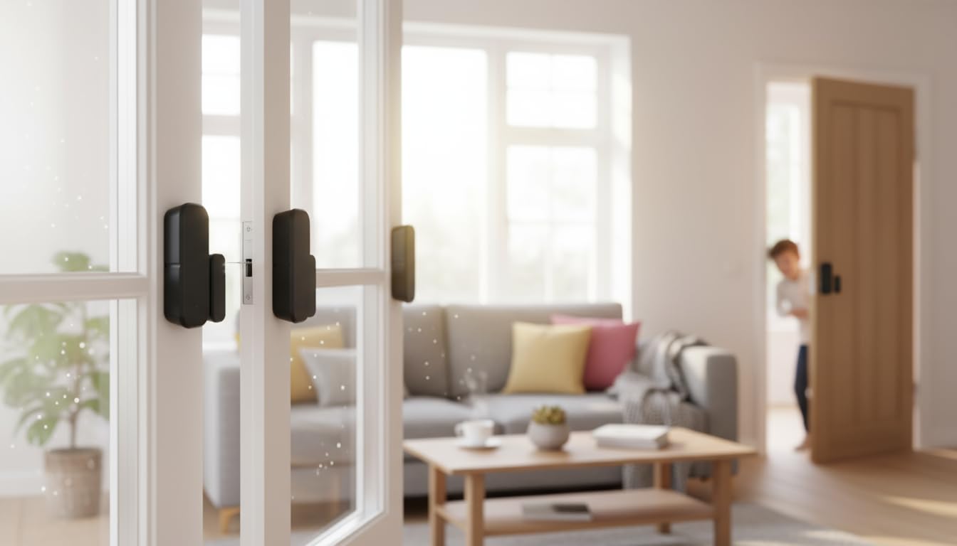 Zigbee Tuya - Sensor inteligente para puerta y ventana, 10 unidades, contacto inalámbrico con notificación instantánea de aplicación, para seguridad en el hogar y automatización inteligente del hogar