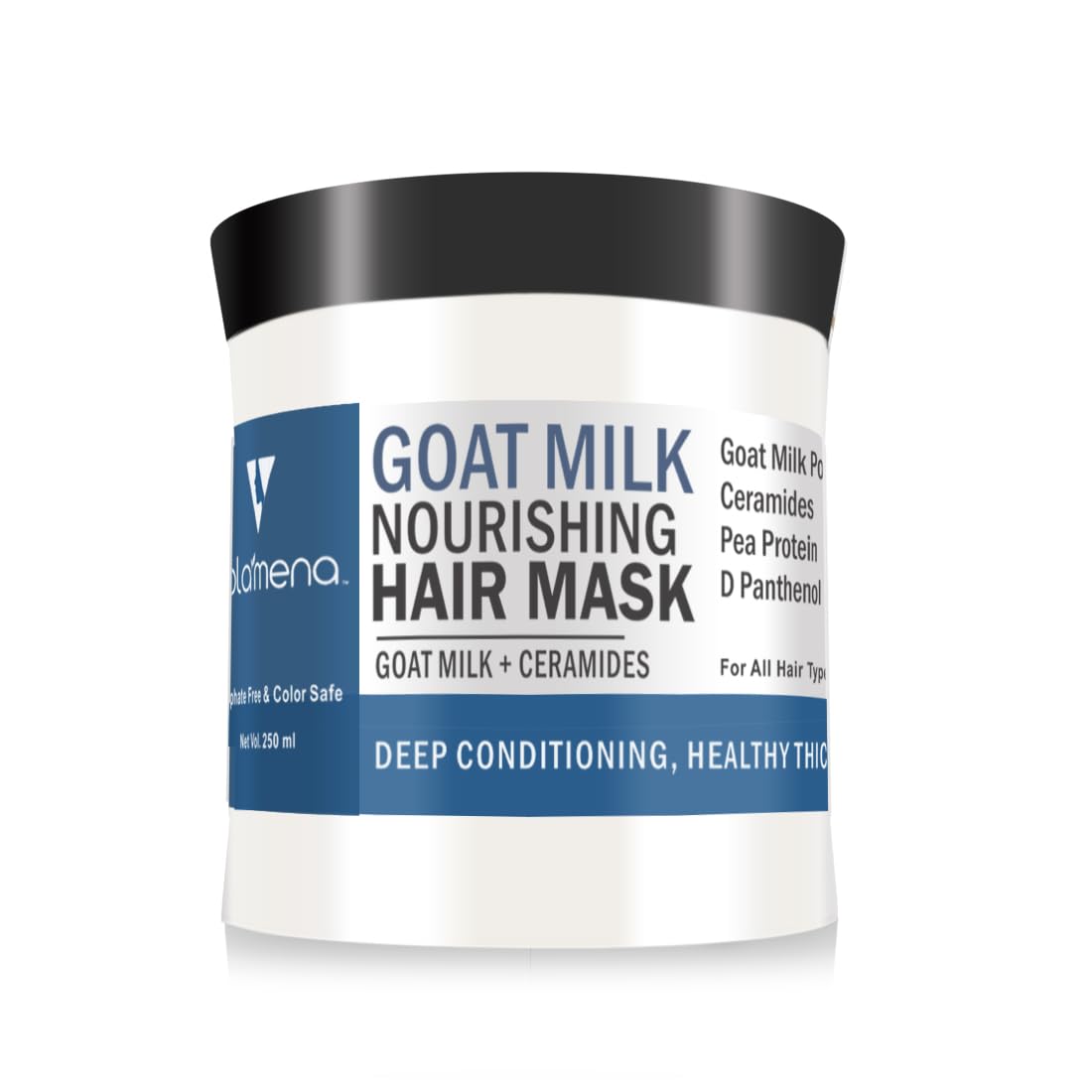 Volamena Goat Milk Nourishing Hair Mask | with the goodness of Goat Milk, Ceramide & Pea Protein 250 ml-picture-33