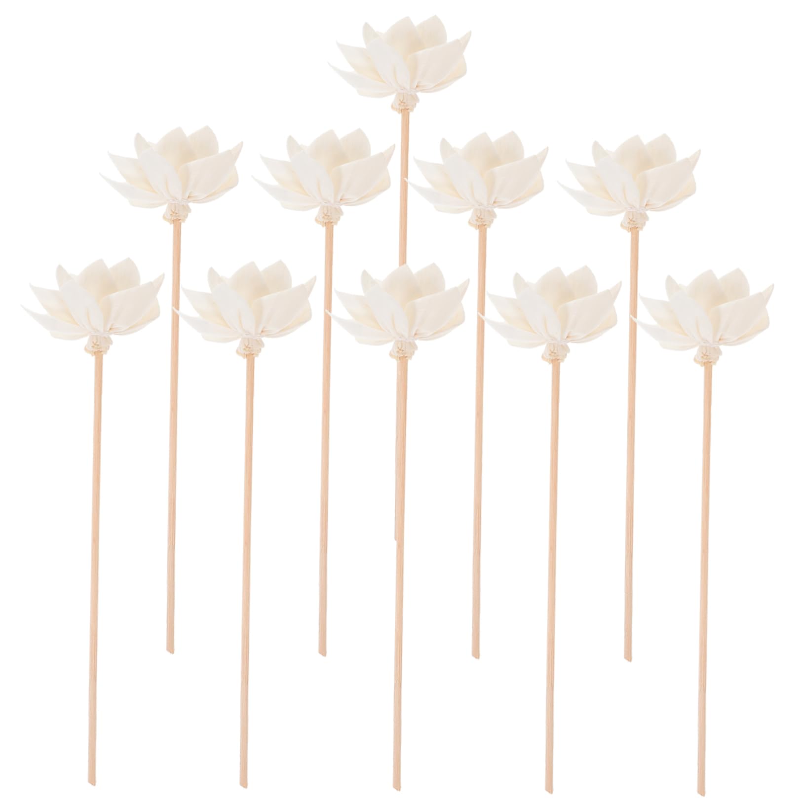 DECHOUS 30stücke Rattan Aroma Diffuser Sticks Duftstäbchen Für Zuhause Handgefertigte Trockenblumen Für Raumduft Und Dekoration Elegant Und Natürlich Für Aromatherapie