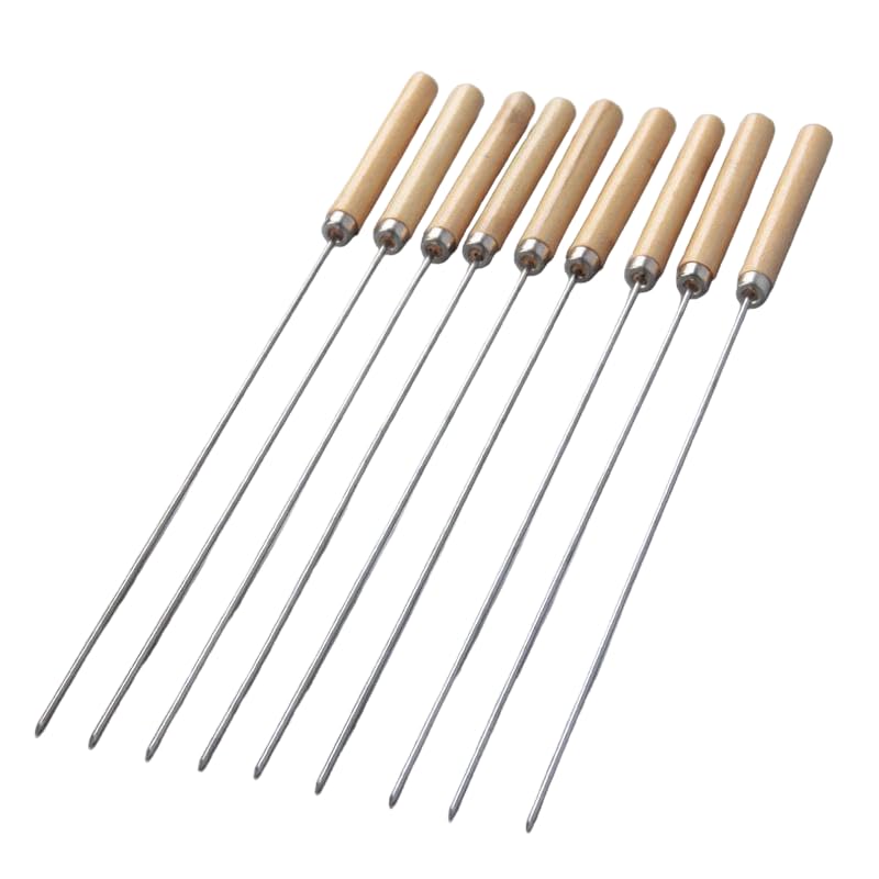 MOJO BBQ Pack of 5 Stainless Steel Skewers Set |As seen on Shark Tank India|Durable Grilling Sticks for Kebab, Tandoor, Barbecue, Picnic & Home Parties | Reusable with Wooden Handle | 13 Inches (B0DF33RTD7) Amazon Price History, Amazon Price Tracker
