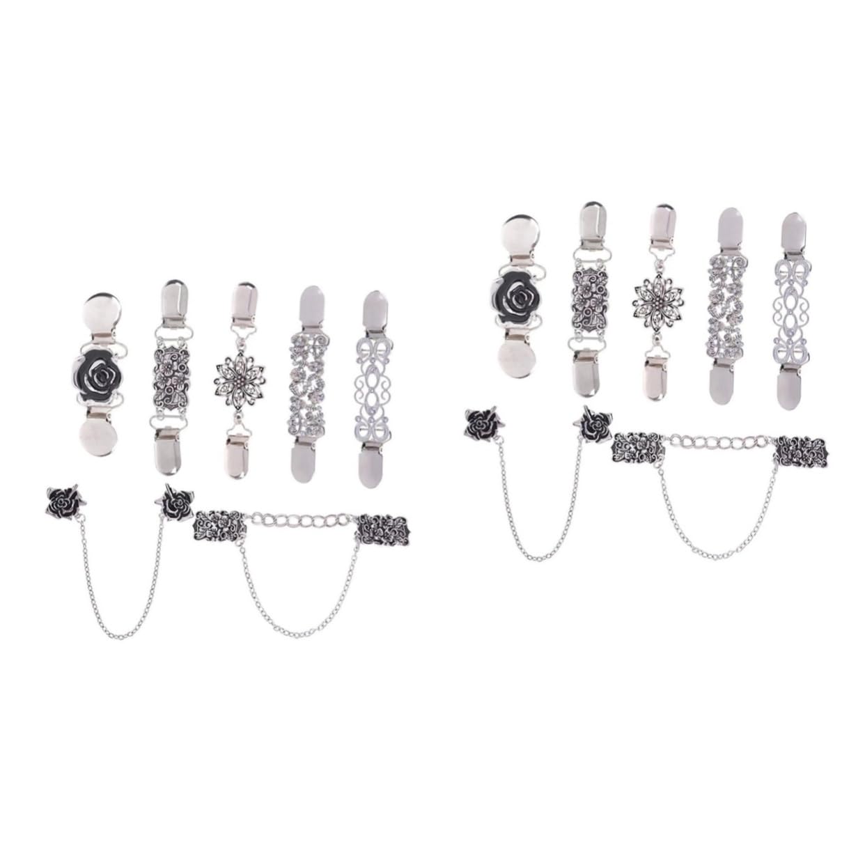 ABOOFAN 14stücke Teiliges Vintage Broschen Für Kleidung Retro Hemd-clip Schal-anstecker Und Pullover-dekoration Für Damen Elegant Und Praktisch