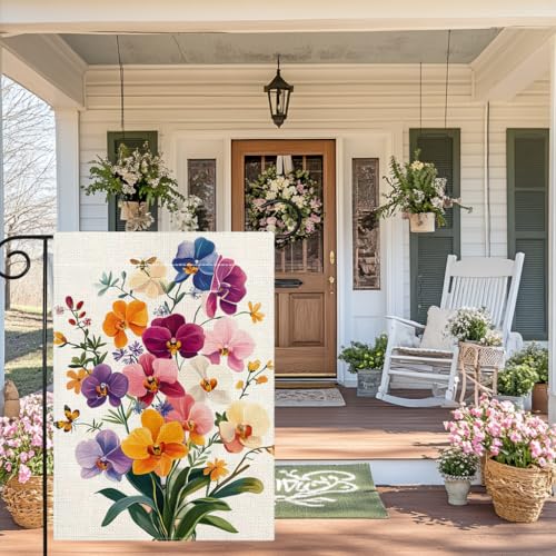 Drapeau Phalaenopsis extérieur en textile premium double face - 6