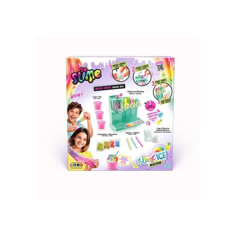 Canal Toys - So Slime - Maszyna do granitu Slime - Zestaw z 1 maszyną, 3 barwnikami zapachowymi, akcesoriami i dekoracjami - Idealna zabawka na prezent lub niespodziankę - SSC 310