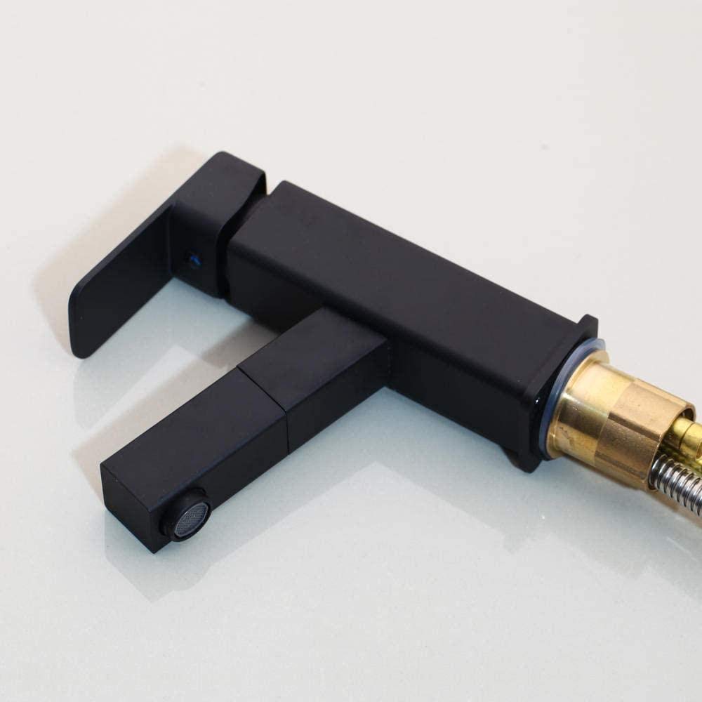 Robinet de bassin rétro monotrou avec commande fluide pour évier et vasque haute