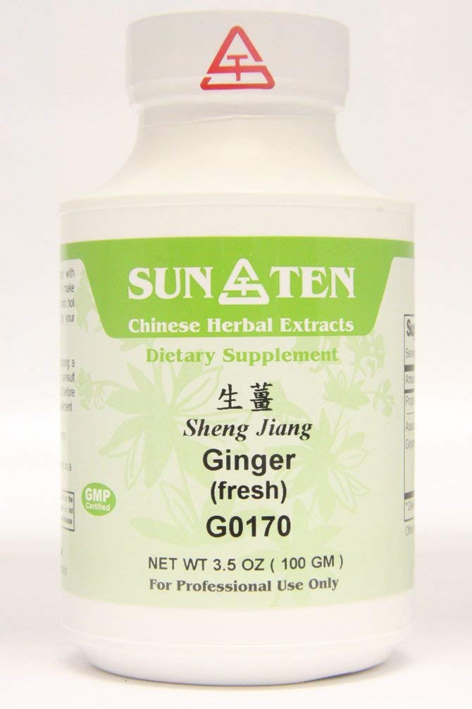SUN TEN - Fresh Ginger Sheng Jiang Concentrated Granules 100g G0170 by Baicao