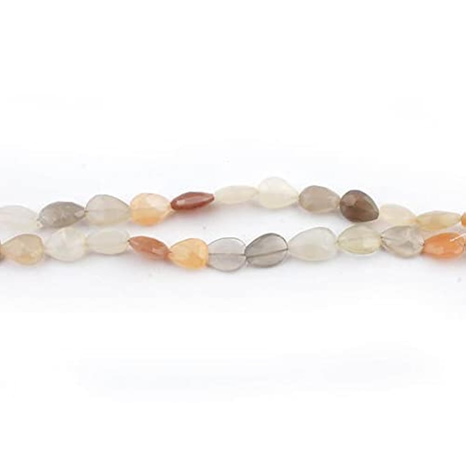 Multi Moonstone briolettes LKBEADS de qualité supérieure taillées en poire