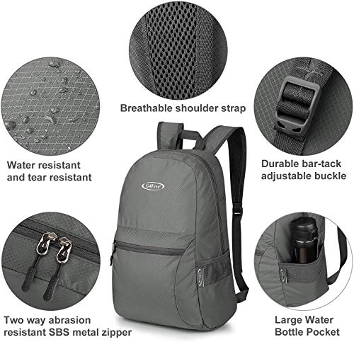 Image of G4Free Lightweight Packable Backpack Travel Hiking Daypack Foldable Backpack for Men Women