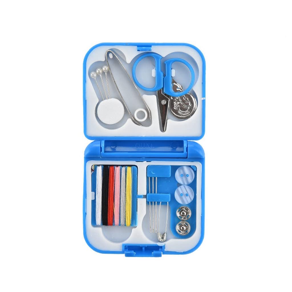 JFDBGU Almacenamiento de Costura, Kit de Costura, Bricolaje Herramienta portátil con Punta de Tono de Aguja Tijeras for Viajar y hogar