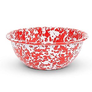 Enamelwarestarterset16pieceredwhitesplatter Urban Country Home Decor Enamelware starter set 16 piece redwhite splatter urban country home decor