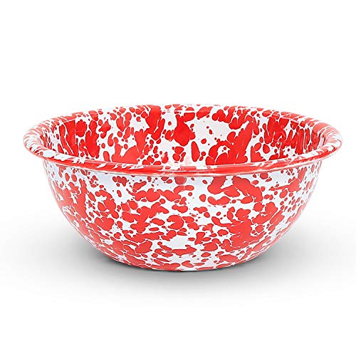 Enamelwarestarterset16pieceredwhitesplatter Urban Country Home Decor Enamelware starter set 16 piece redwhite splatter urban country home decor